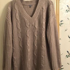 Slouchy, oversized sweater